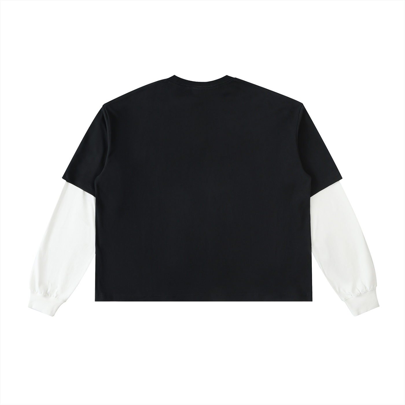 Drift Line Layered Cotton T-shirt