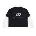 Drift Line Layered Cotton T-shirt